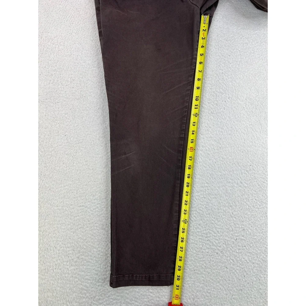 Gap Pants Mens 36x32 Brown Slim Performance Stretch Chino Casual Office